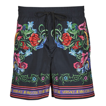 Clothing Men Shorts / Bermudas Versace Jeans Couture GADD17-G89 Black / Multicolour