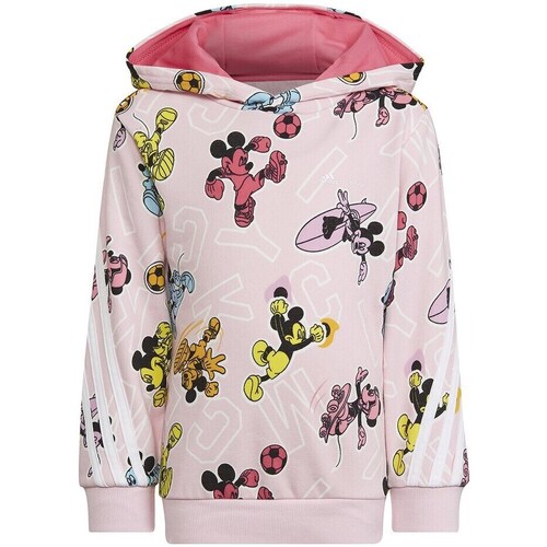 Clothing Girl Sweaters adidas Originals Disney Mickey Mouse Hoodie Pink