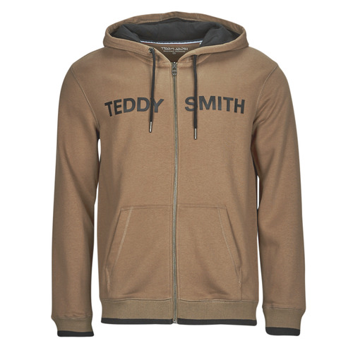 Clothing Men Jackets / Cardigans Teddy Smith GICLASS HOODY Beige