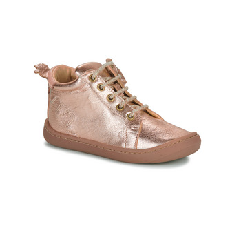 Shoes Children Hi top trainers Easy Peasy MY FLEXOO LACET Pink