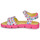 Shoes Girl Sandals Agatha Ruiz de la Prada SMILEN White / Pink