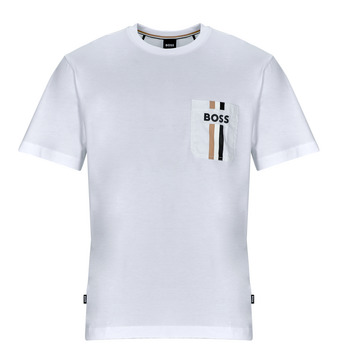 Clothing Men Short-sleeved t-shirts BOSS TESSIN 07 White