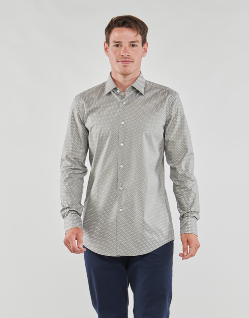 Clothing Men Long-sleeved shirts BOSS H-HANK-kent-C1-214 Kaki