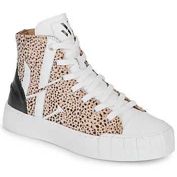 Shoes Women Hi top trainers Vanessa Wu PINA White / Leopard