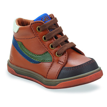 Shoes Boy Hi top trainers GBB MELLIARD Brown