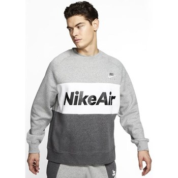 Clothing Men Sweaters Nike Air Grey