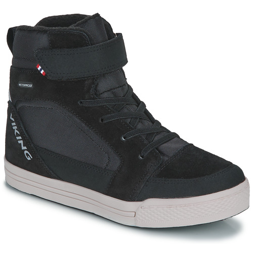 Shoes Children Hi top trainers VIKING FOOTWEAR Zing Warm WP 1V Black