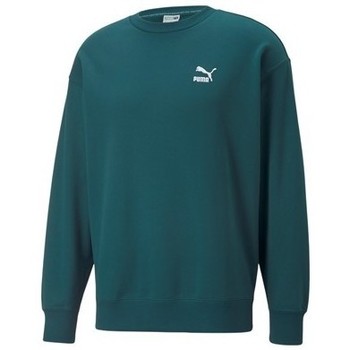 Clothing Men Sweaters Puma Classics Relaxed Crew TR Green