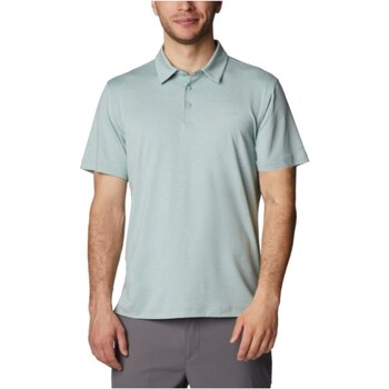 Clothing Men Short-sleeved t-shirts Columbia Tech Trail Polo Shirt Grey