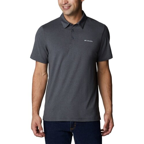 Clothing Men Short-sleeved t-shirts Columbia Tech Trail Polo Shirt Graphite