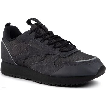 Shoes Men Low top trainers Reebok Sport CL Leather Ripple Trail Black