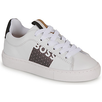 Shoes Boy Low top trainers BOSS J29350 White