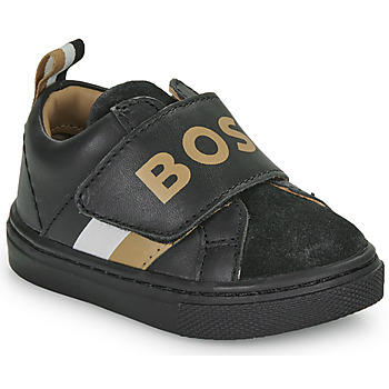 Shoes Boy Low top trainers BOSS J09202 Black