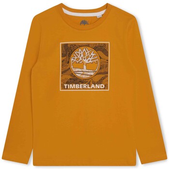 Clothing Boy Short-sleeved t-shirts Timberland T25U36-575-J Yellow