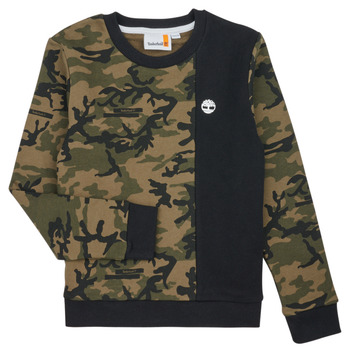 Clothing Boy Sweaters Timberland T25U60-655-J Camouflage
