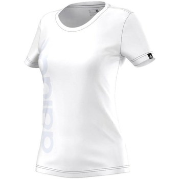 Clothing Women Short-sleeved t-shirts adidas Originals Clear Lineage White