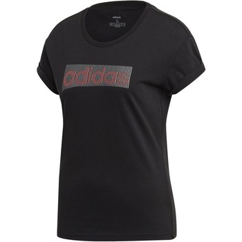 Clothing Women Short-sleeved t-shirts adidas Originals Core Special Print Tee W Black