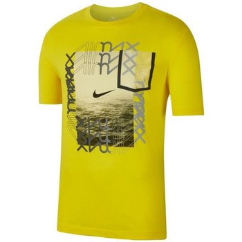 Clothing Men Short-sleeved t-shirts Nike Club FT Yellow