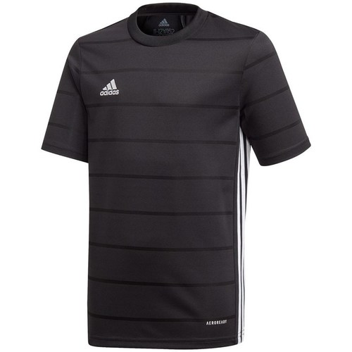 Clothing Boy Short-sleeved t-shirts adidas Originals JR Campeon 21 Black