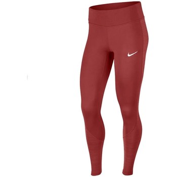 Clothing Women Trousers Nike Racer Warm Running Brown