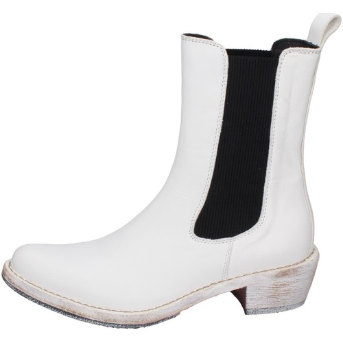 Shoes Women Ankle boots Moma BD489 1CW228-CAP White