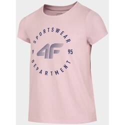 Clothing Girl Short-sleeved t-shirts 4F JTSD003 Beige