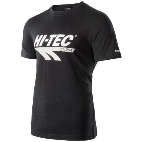 Clothing Men Short-sleeved t-shirts Hi-Tec Retro Black