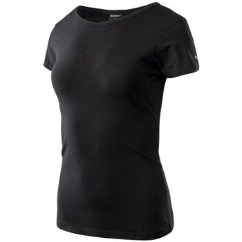 Clothing Women Short-sleeved t-shirts Hi-Tec Puro Black