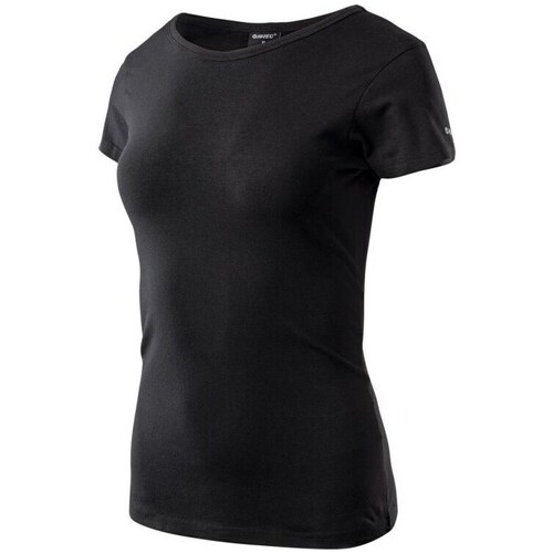 Clothing Women Short-sleeved t-shirts Hi-Tec Puro Black