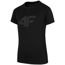 Clothing Boy Short-sleeved t-shirts 4F JTSM002 Black