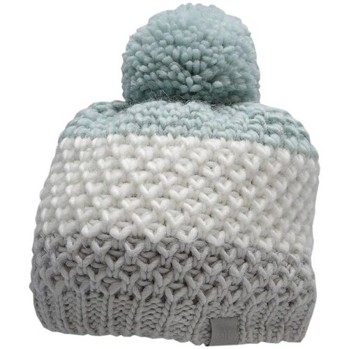 Clothes accessories Children Hats / Beanies / Bobble hats 4F JCAD007 Grey, White