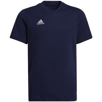 Clothing Boy Short-sleeved t-shirts adidas Originals Entrada 22 Marine