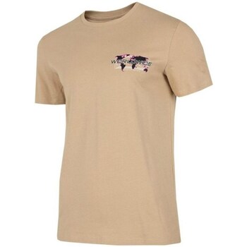 Clothing Men Short-sleeved t-shirts 4F TSM030 Brown
