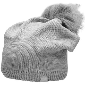 Clothes accessories Women Hats / Beanies / Bobble hats 4F CAD009 Grey