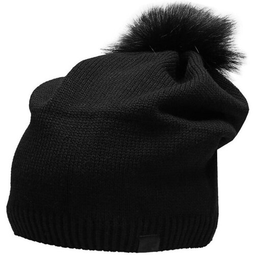 Clothes accessories Women Hats / Beanies / Bobble hats 4F CAD009 Black