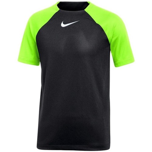 Clothing Boy Short-sleeved t-shirts Nike DF Academy Pro SS Top K JR Black, Green