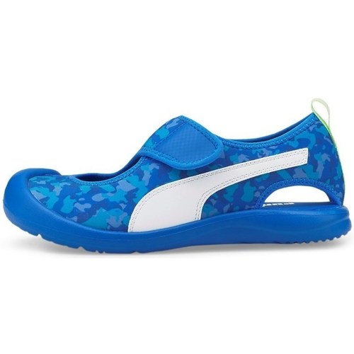 Shoes Children Slippers Puma Aquacat PS Victoria Blue