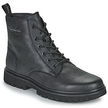 Shoes Men Mid boots Calvin Klein Jeans EVA MID LACEUP BOOT LTH Black