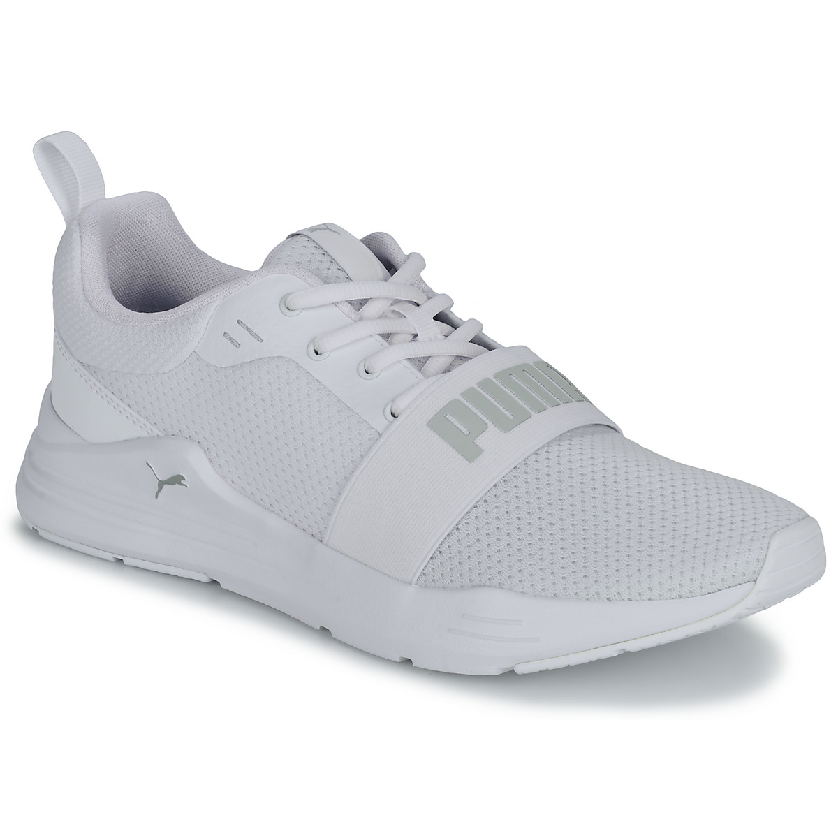 puma  puma wired run  men's shoes (trainers) in white
