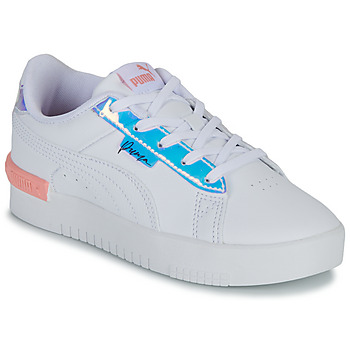 Shoes Girl Low top trainers Puma Jada Crystal Wings PS White / Beige
