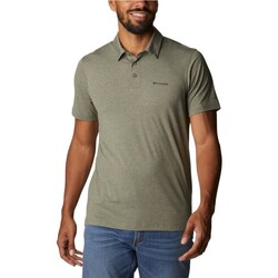 Clothing Men Short-sleeved t-shirts Columbia Tech Trail Polo Shirt Green