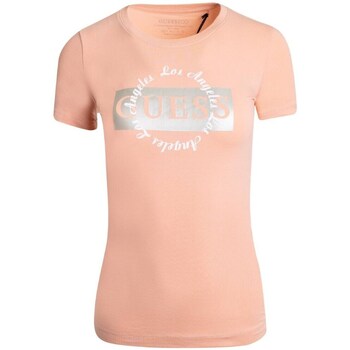 Clothing Women Short-sleeved t-shirts Guess W3GI38J1314 G6J5 Orange
