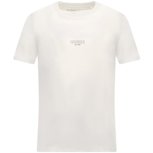 Clothing Men Short-sleeved t-shirts Guess M2YI72I3Z11G011 White