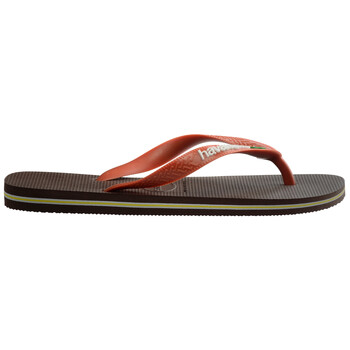 Shoes Flip flops Havaianas BRASIL LOGO Dark / Brown