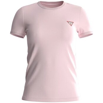 Clothing Women Short-sleeved t-shirts Guess W2YI44J1311 A60W Pink