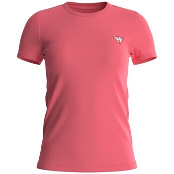 Clothing Women Short-sleeved t-shirts Guess W2YI44J1311A60Y Pink