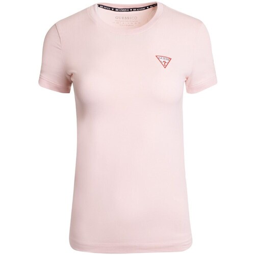 Clothing Women Short-sleeved t-shirts Guess W2YI44J1311G65T Pink