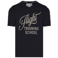 Clothing Men Short-sleeved t-shirts Aeronautica Militare TS2050J56508346 Black