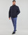 Clothing Men Jackets Gant CHANNEL QUILTED JACKET Marine