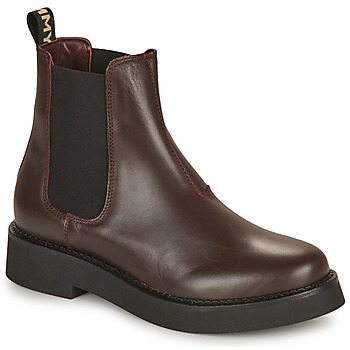 Tommy Jeans TJW CHELSEA FLAT BOOT Brown
